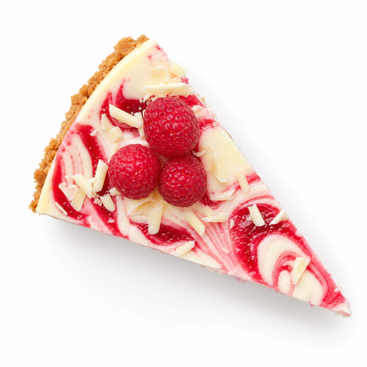 Hallon och vitchoklad cheesecake
