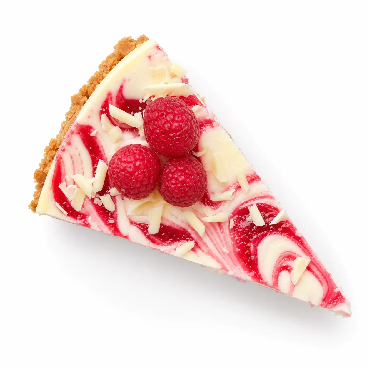 Hallon och vitchoklad cheesecake